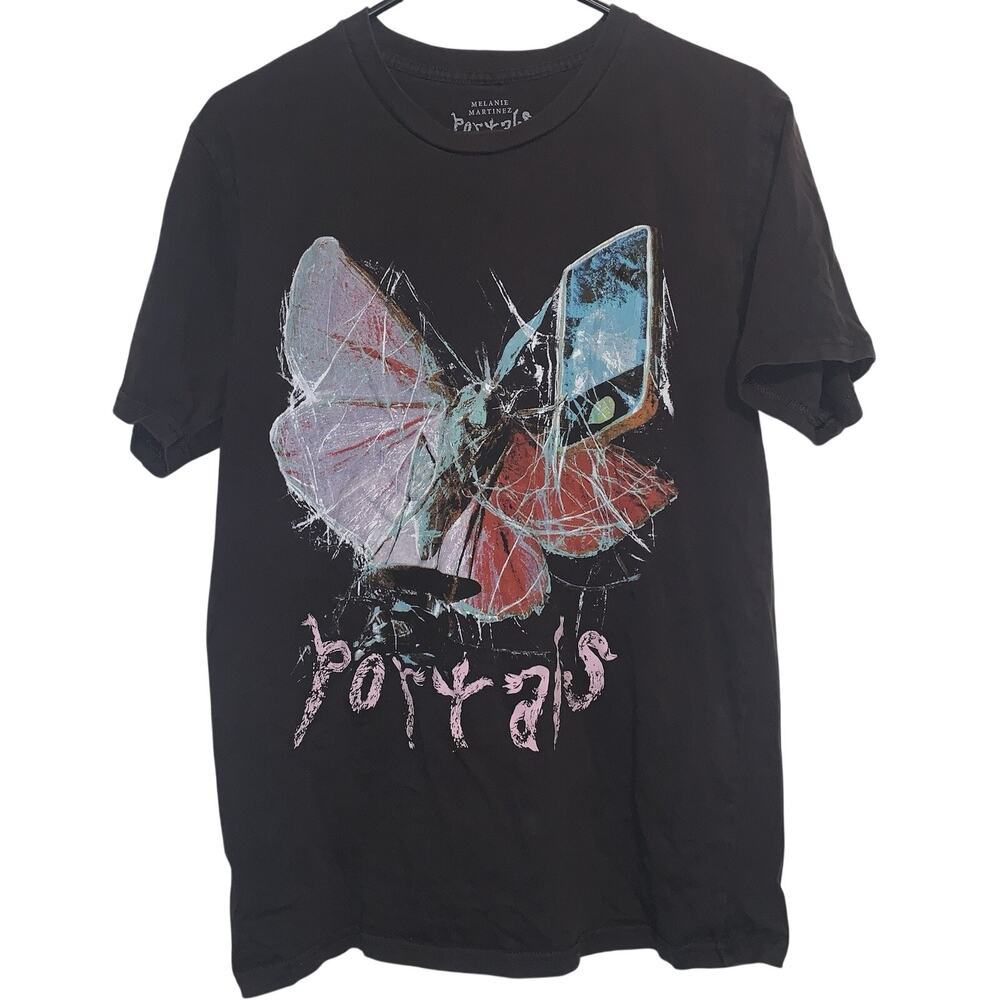 Melanie Martinez Portals Moth Spiderweb Music Graphic Print Tour Merch Shirt M